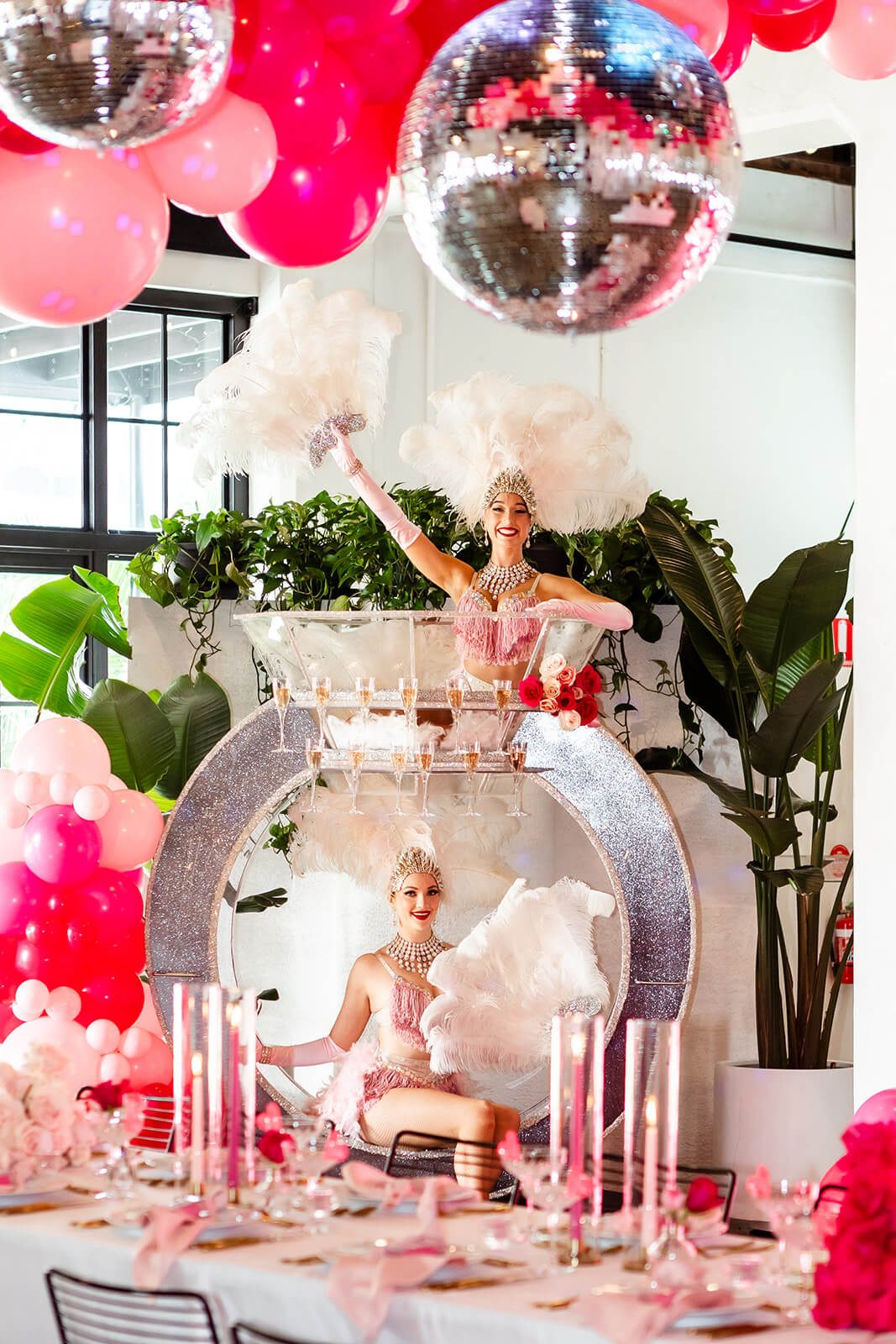 Bachelorette Hens Party Event Hire Brisbane Barbie Pink Inspired Fire n Honey Images Melanie Jane Weddings and Events