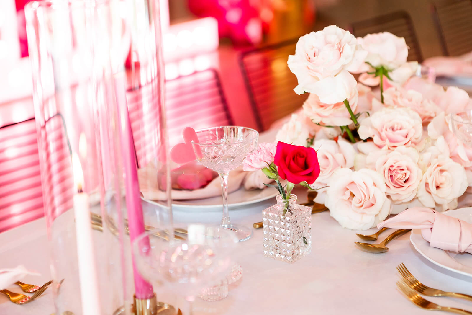 Wedding Florist Stylist Brisbane Barbie Pink Inspired Fire n Honey Images Melanie Jane Weddings and Events