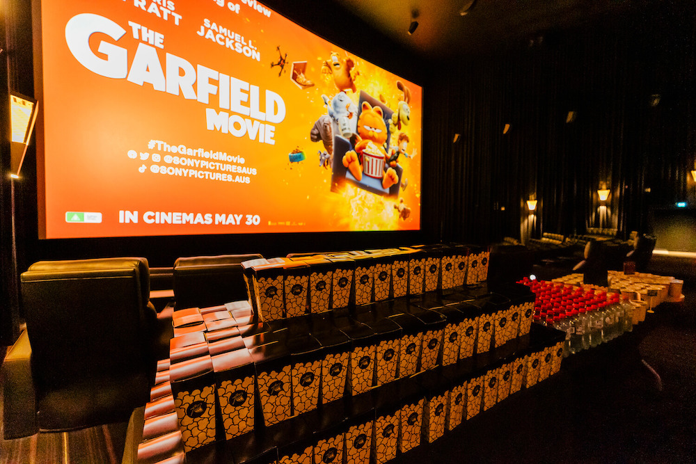 The Garfield Movie Premiere Reading Cinema Newmarket Sony Pictures Australia Vethaak Media MJWED