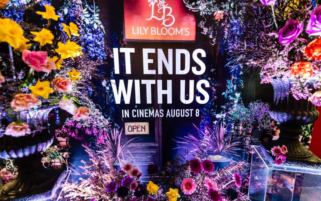 Blooming with Excitement: Our Floral Magic at the It Ends With Us Premiere!